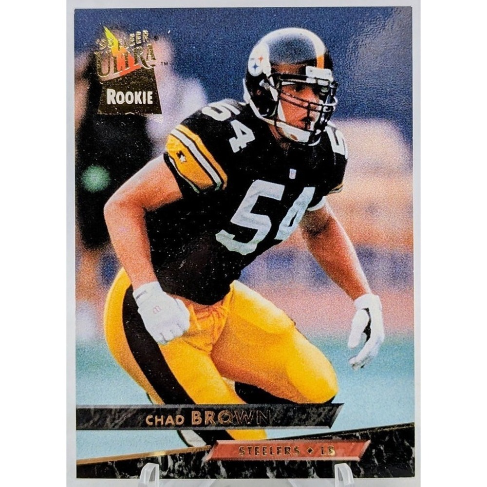 1993 Fleer Ultra Chad Brown Pittsburg Steelers #389 Rookie RC
